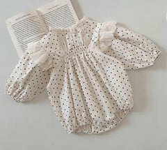 Penelope polka dot Onesie
