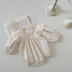 Penelope polka dot Onesie