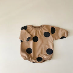 Polka dot romper
