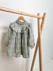 Zoe A-line ruffle dress