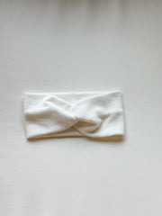 Ribbed soft knot headband