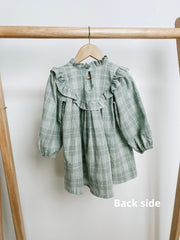 Zoe A-line ruffle dress