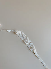 Vintage Nora lace headtie