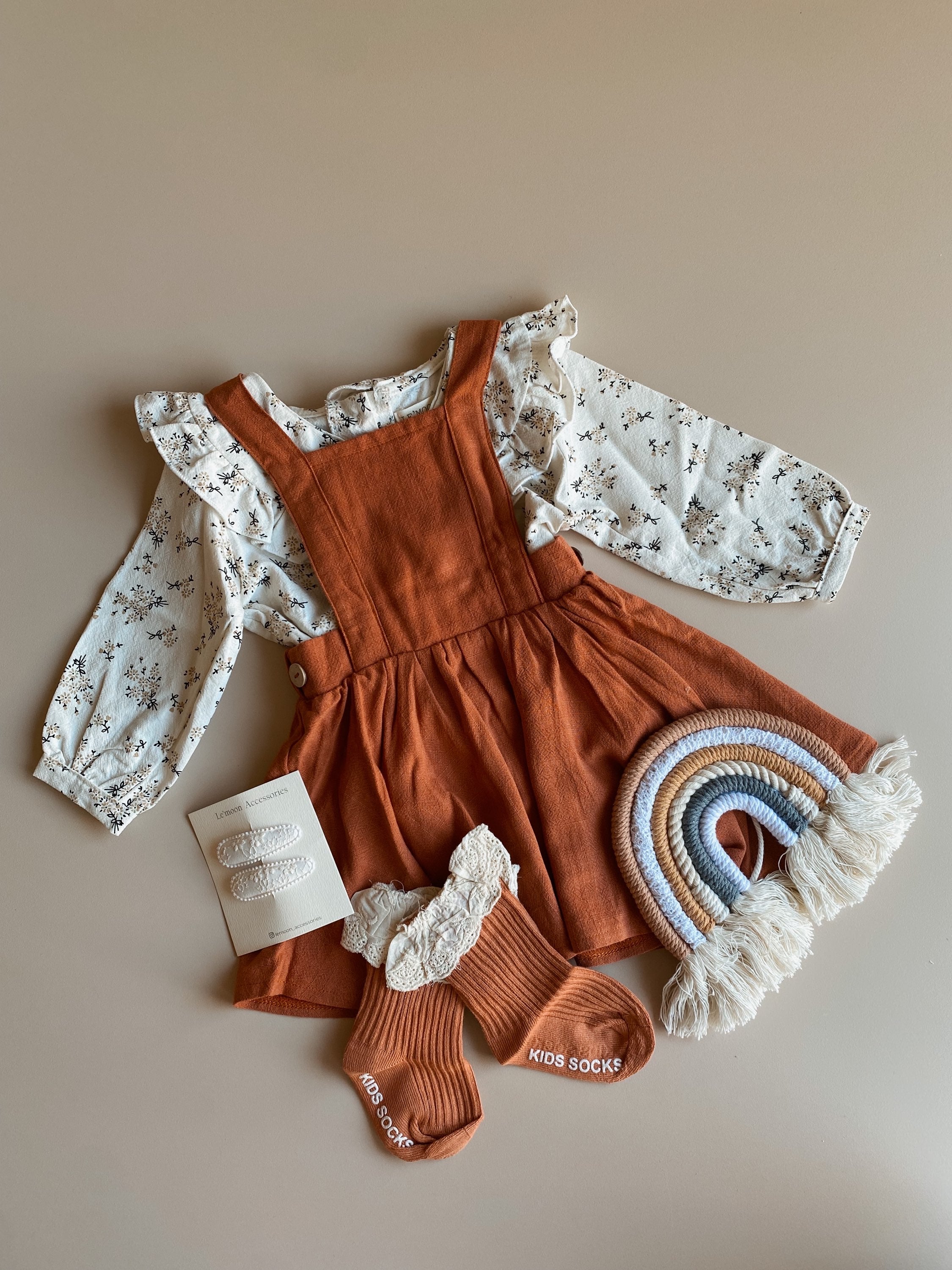 Piper suspender  frock set
