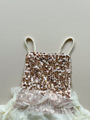 Twinkle Lace Romper