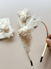Ivory Bloom Trio Set