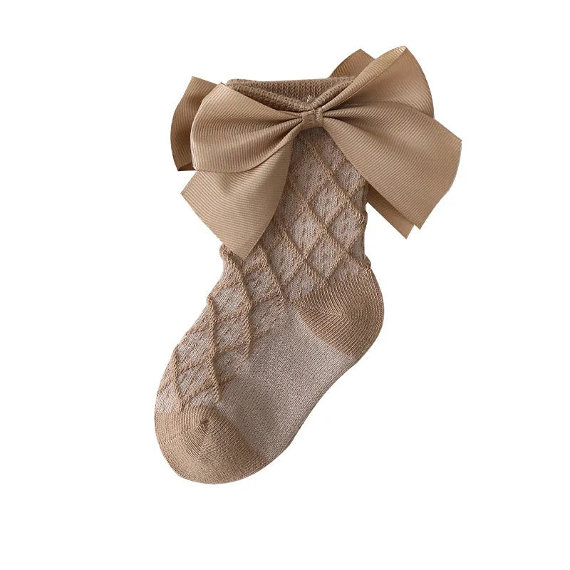 Vintage bow socks