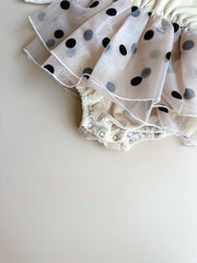 Aubrey Cream dress with headband