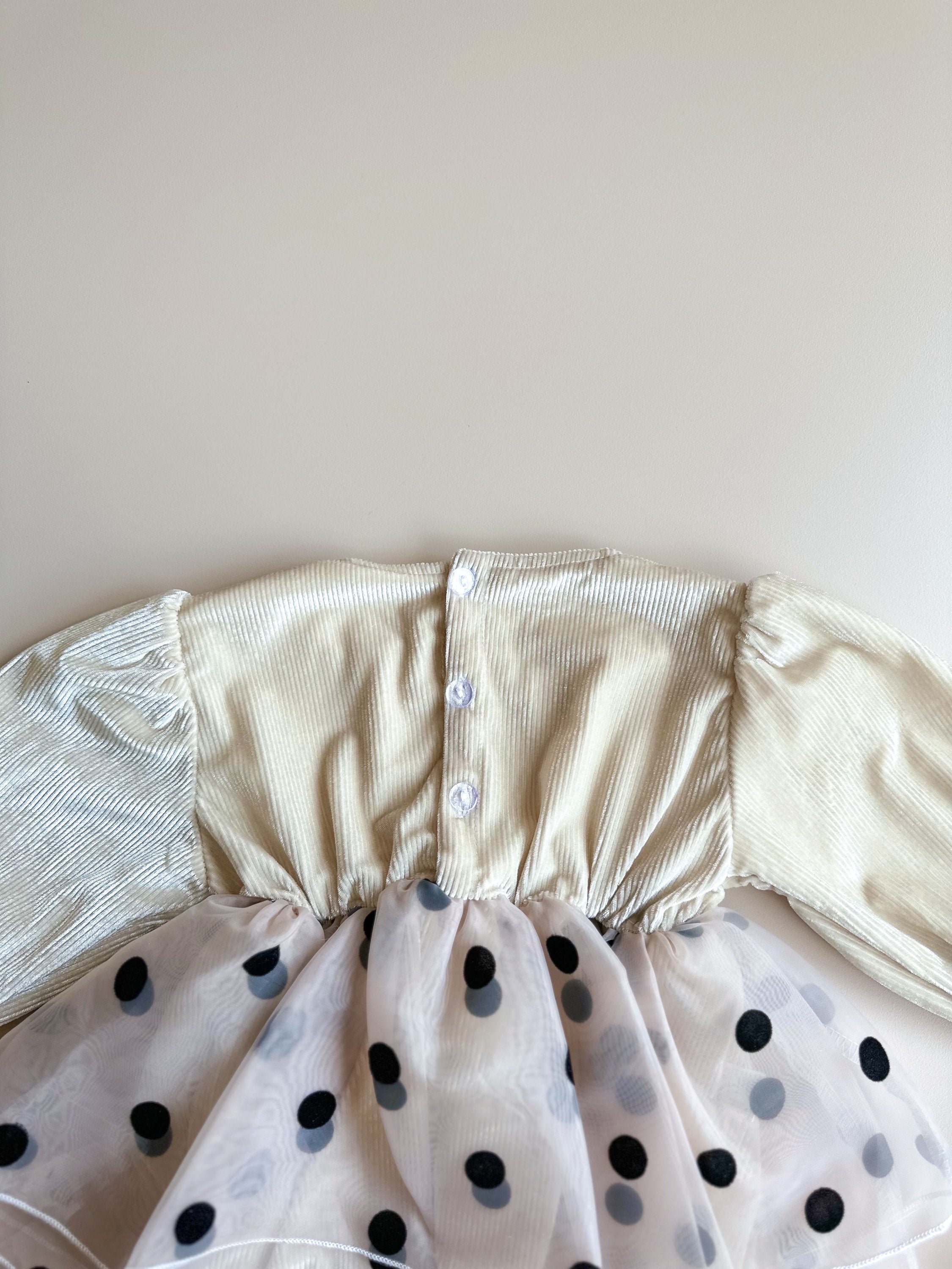 Aubrey Cream dress with headband