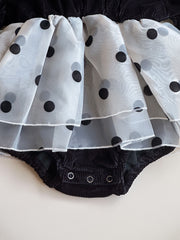 Aubrey black Dress with headband