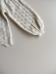 Mabel  hollow Knit Romper