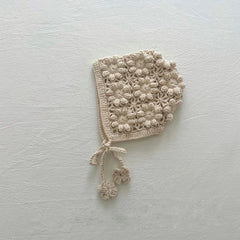 Crochet bonnet hat