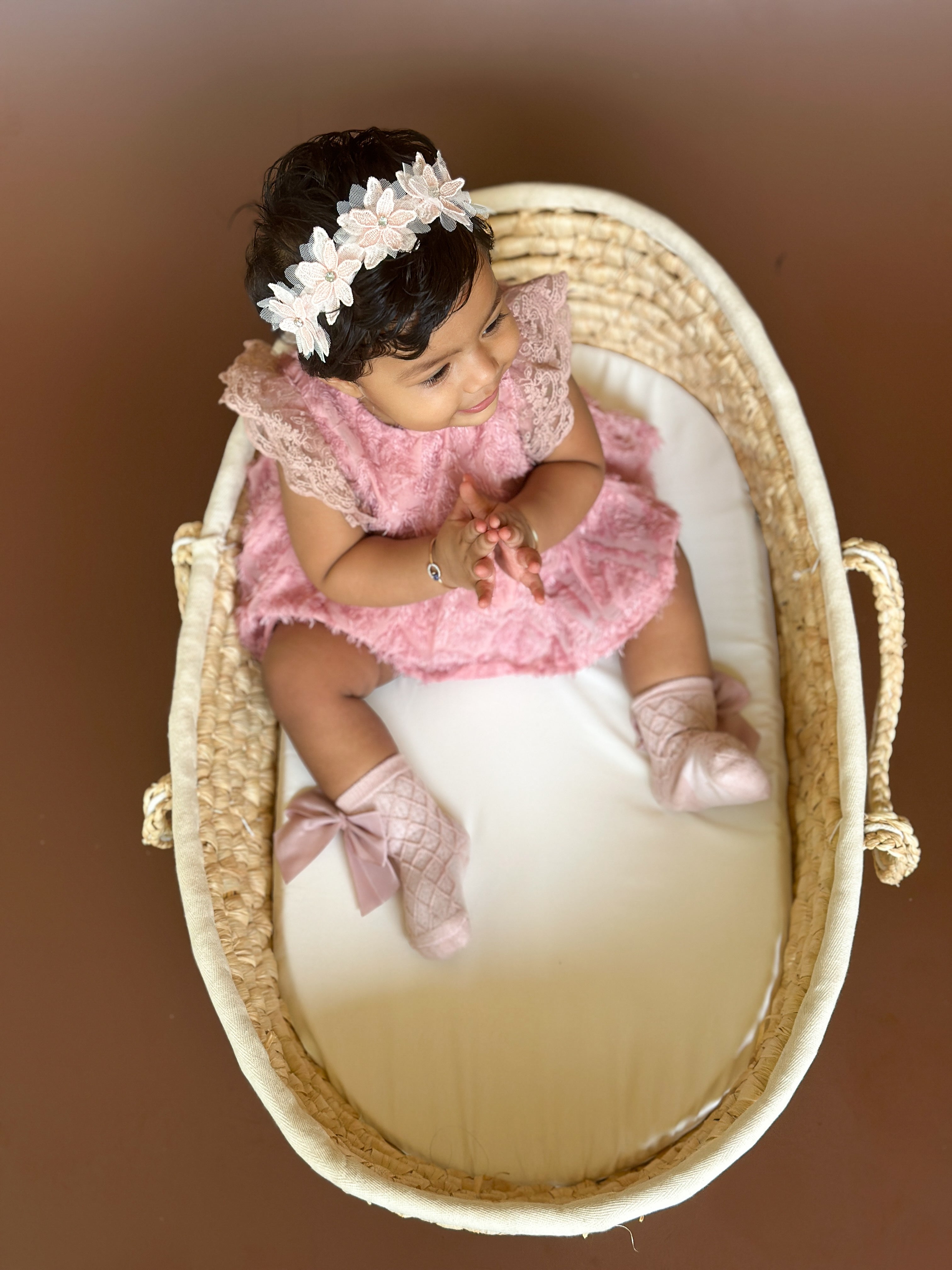 Roselle lace romper