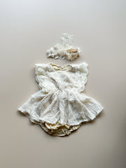 Ivory Haze Romper