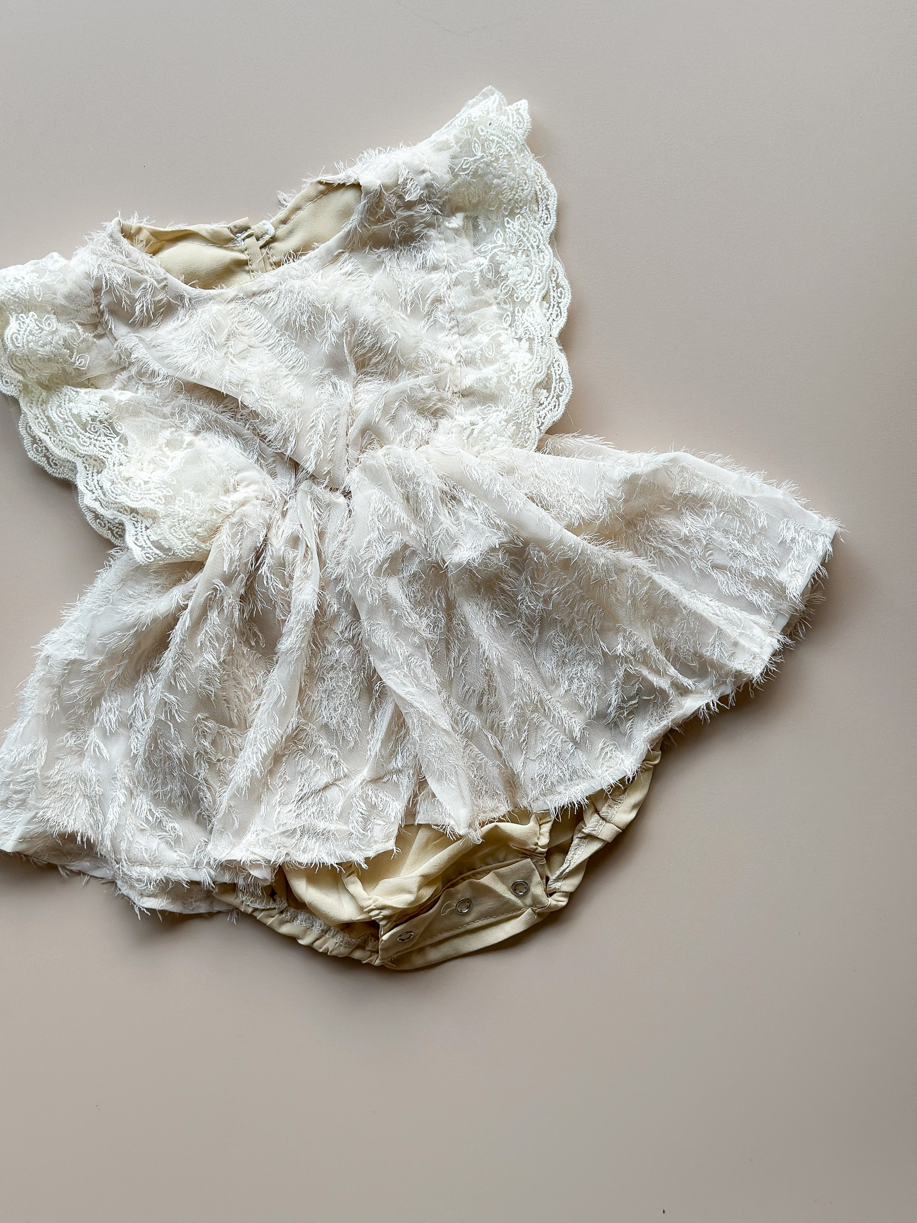 Ivory Haze Romper