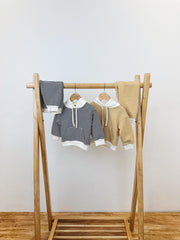 Cozy Stripe Hoodie Set