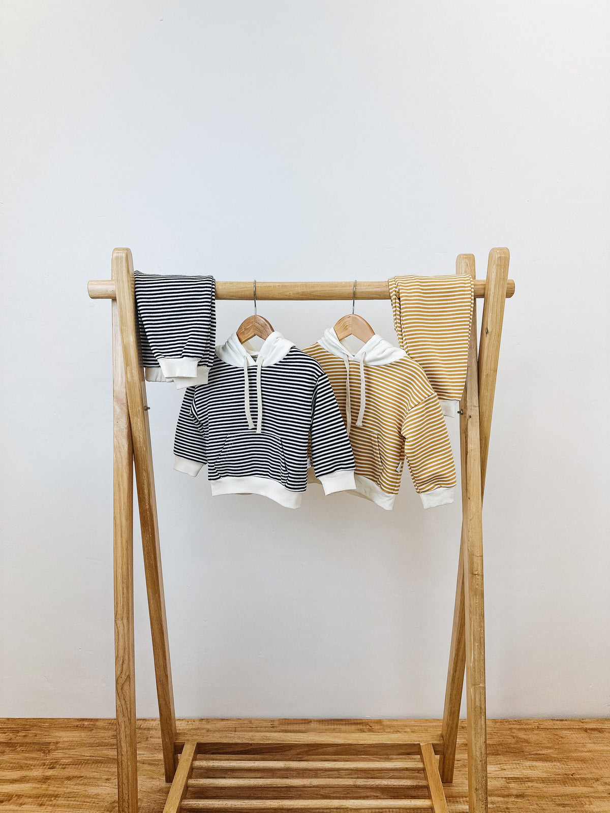 Cozy Stripe Hoodie Set