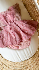 Roselle lace romper