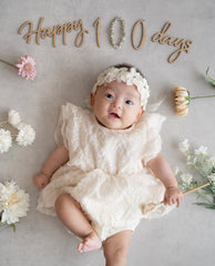 Ivory Haze Romper