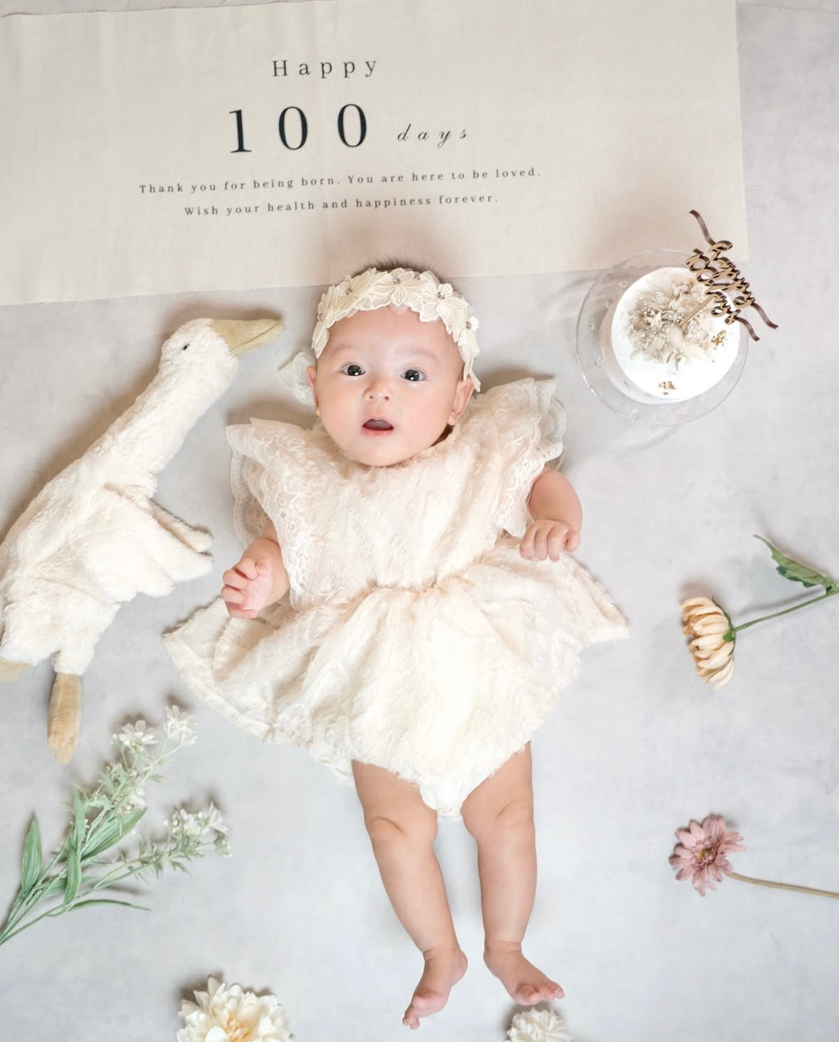 Ivory Haze Romper