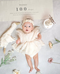 Ivory Haze Romper