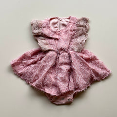 Roselle lace romper