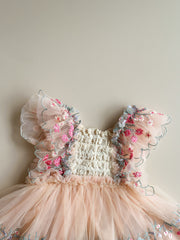 Peach Garden Romper