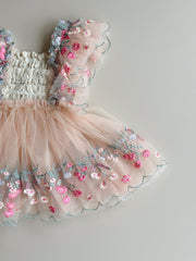 Peach Garden Romper