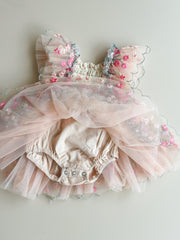 Peach Garden Romper
