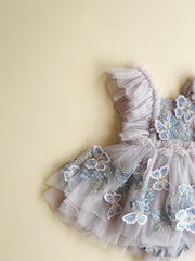 Lilac bloomelle romper