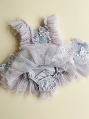 Lilac bloomelle romper