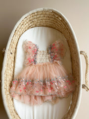 Peach Garden Romper
