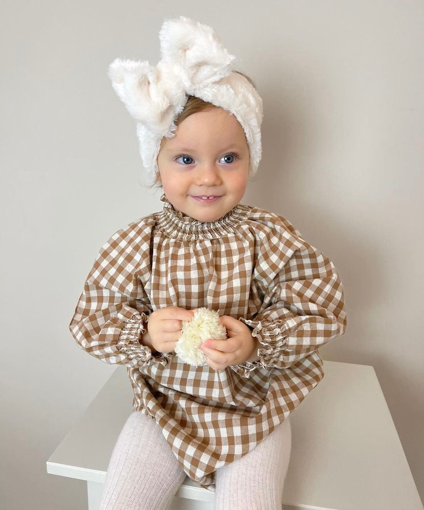 Mae Gingham Romper
