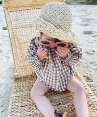 Mae Gingham Romper