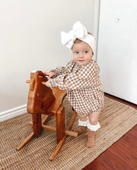 Mae Gingham Romper