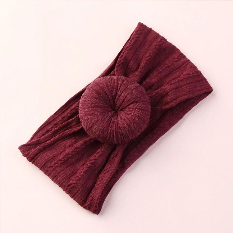 Baby donut headband