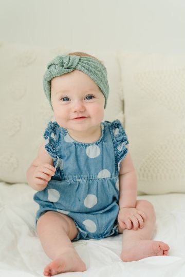 Luna Knotted cardigan knit headband