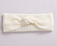 Luna Knotted cardigan knit headband