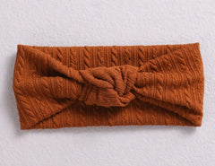 Luna Knotted cardigan knit headband