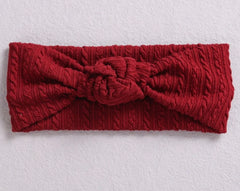 Luna Knotted cardigan knit headband