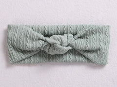 Luna Knotted cardigan knit headband