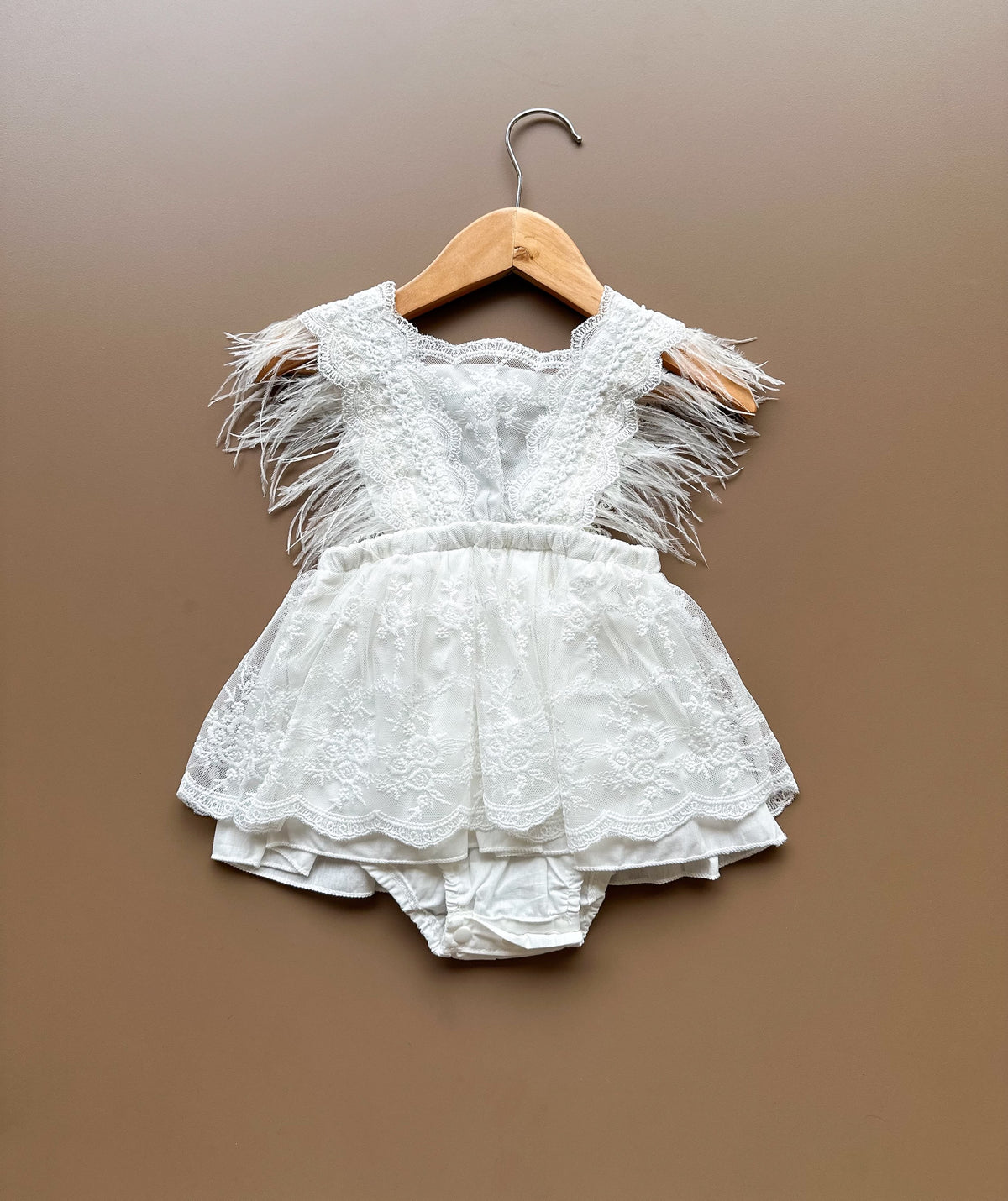 Adel white romper