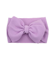 Textured bow - Baby purple