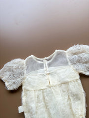 Twila ivory flower romper