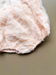 Twila pink flower romper
