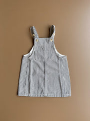 Lila Stripe Pinafore Set