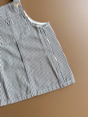 Lila Stripe Pinafore Set