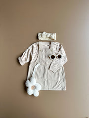 Polka Charm Pinafore Set