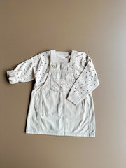 Polka Charm Pinafore Set