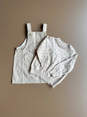 Polka Charm Pinafore Set